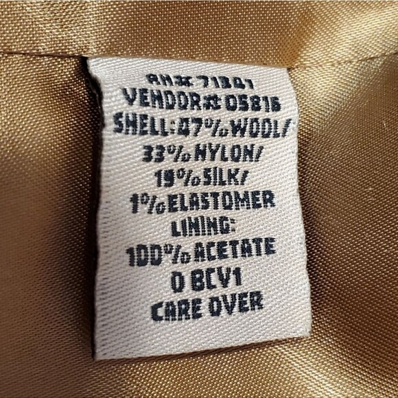 L. L. Bean Ladies Wool Blend Lined Suit  Size M - Picture 6 of 9